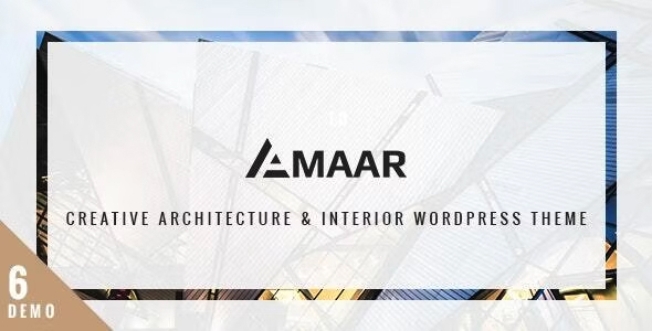 Amaar-创意建筑与室内WordPress主题