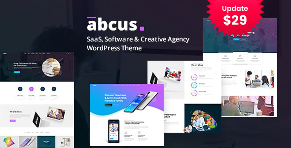 Abcus-应用程序和SaaS启动WordPress主题