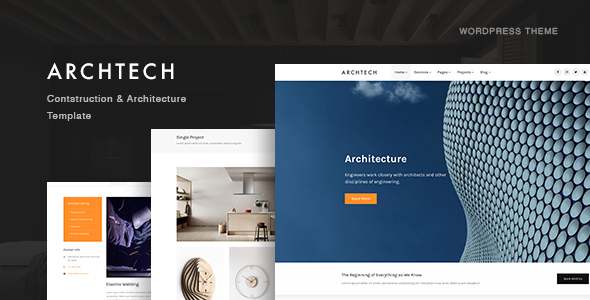 Archtech-响应式架构WordPress主题