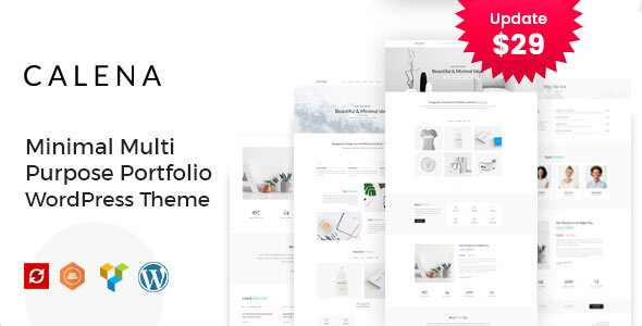 Calena–最小多用途组合WordPress主题