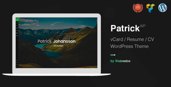 Patrick | vCard单页WordPress主题