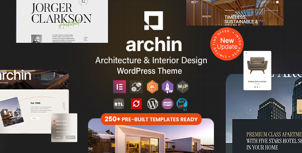 Archin-建筑与室内设计WordPress元素主题