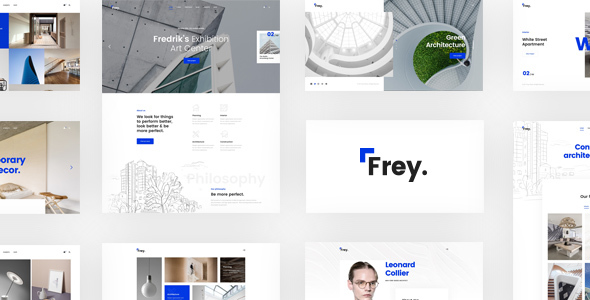 Frey–当代建筑与作品集WordPress主题