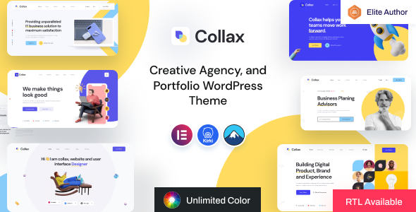 Collax-创意代理WordPress主题