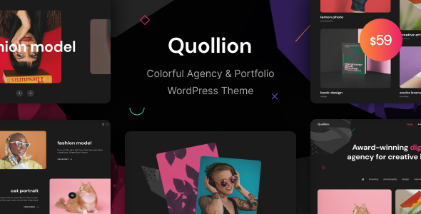 Quorlion-多彩的机构和组合WordPress主题