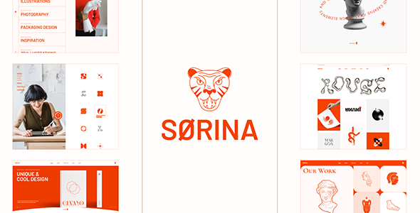 Sørina-创意组合WordPress主题