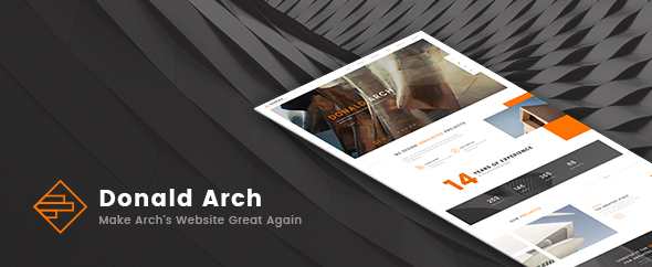 Donald Arch-创意建筑WordPress主题