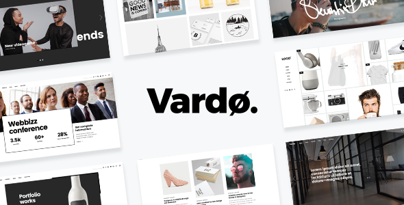 Vardø-创意设计组合WordPress主题