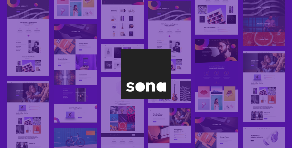 Sona-数字营销机构WordPress