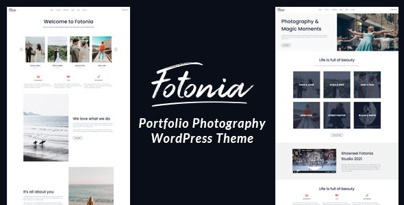Fotonia-WordPress的作品集摄影主题