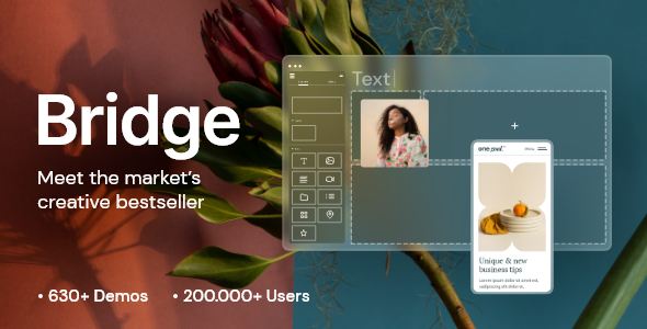 Bridge-创意元素和WooCommerce WordPress主题