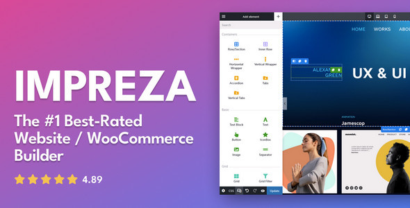 Impreza–WordPress网站和WooCommerce构建器