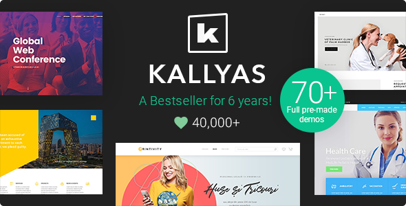 KALLYAS-创意电子商务多用途WordPress主题