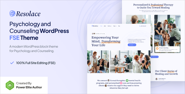资源–心理&咨询FSE WordPress主题
