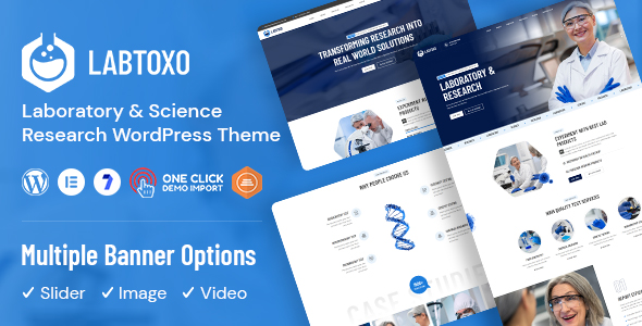 Labtoxo-实验室与科学研究WordPress主题
