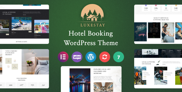 LuxeStay-酒店预订WordPress主题