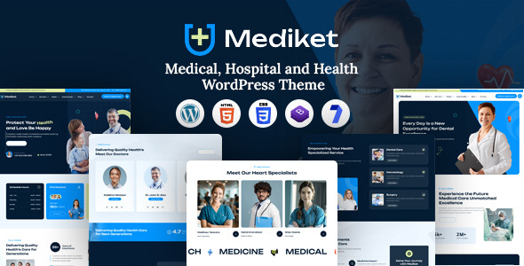 Mediket-医疗与健康WordPress主题