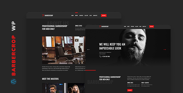 Barbercrop–美发WordPress主题