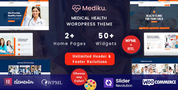 Mediku-医疗健康WordPress主题