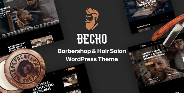 Becko-理发店和美发沙龙WordPress主题