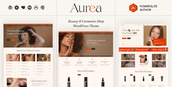 Aurea-美容与化妆品WordPress主题
