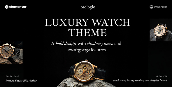 Orologio–奢侈手表店WordPress主题