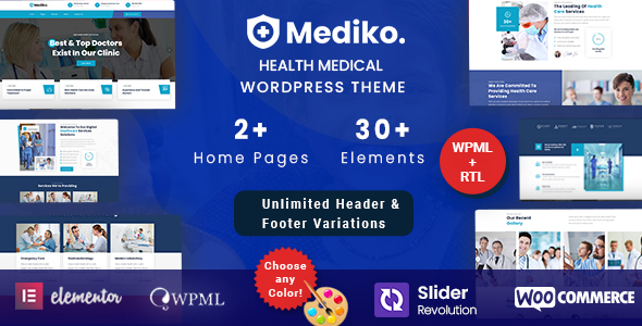 Mediko-健康医疗WordPress主题