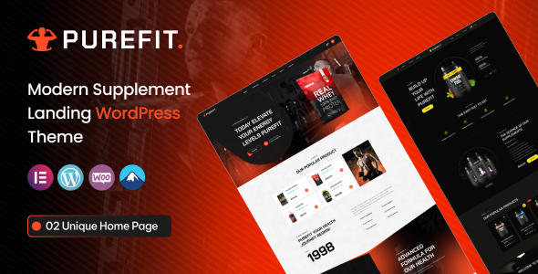 Purefit-健康补充WordPress主题