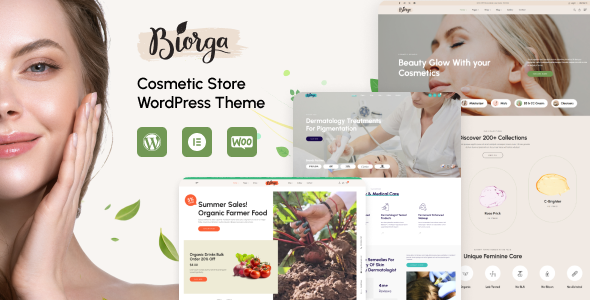 Biorga-Elementor美容化妆品店WordPress主题