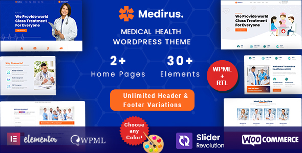 Medirus-医疗健康WordPress主题