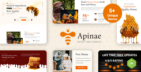 Apinae-养蜂和蜂蜜店WordPress主题