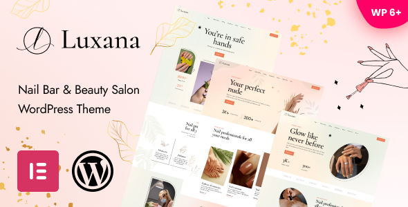 Luxana-美甲店和美容院WordPress主题