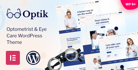Optik-验光师和眼部护理WordPress主题