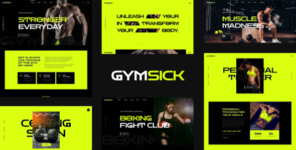 Gymsick-健身和健身房WordPress主题