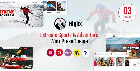 Highx-极限运动和冒险WordPress主题