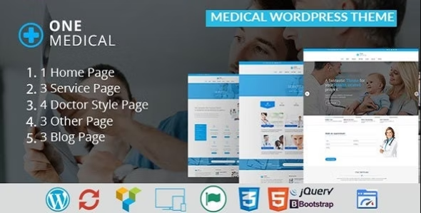 OneMedical-响应式医疗WordPress主题
