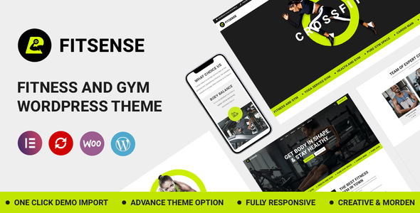 Fitsense-健身房和健身WordPress主题