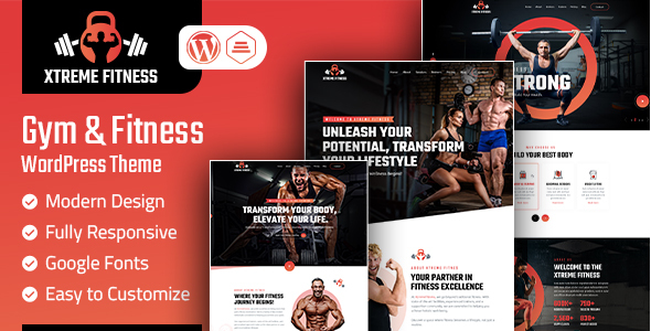 Xtreme Fitness |健身房和健身WordPress主题