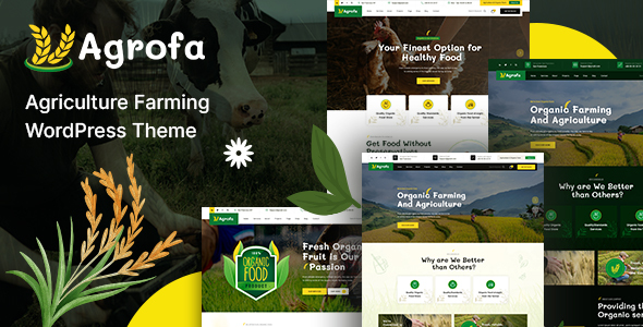 Agrofa-农业WordPress主题