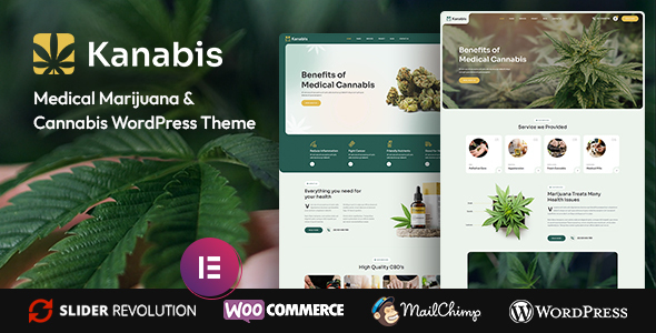 Kanabis-医用大麻WordPress主题