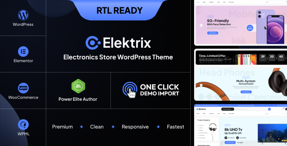 Elektrix-电子商务WordPress主题
