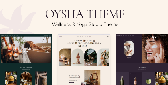 Oysha-健康中心和瑜伽工作室WordPress主题
