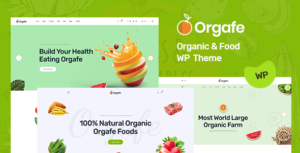 Orgafe-有机食品WordPress主题