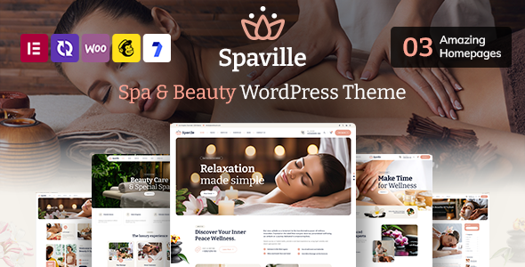 Spaville-水疗和美容WordPress主题