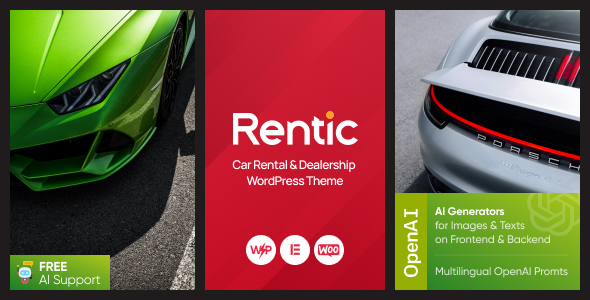 Rentic-汽车租赁和经销商WordPress主题