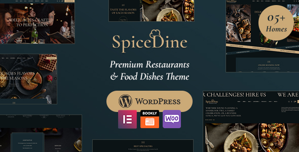 SpiceDine-酒店和餐厅的WordPress主题