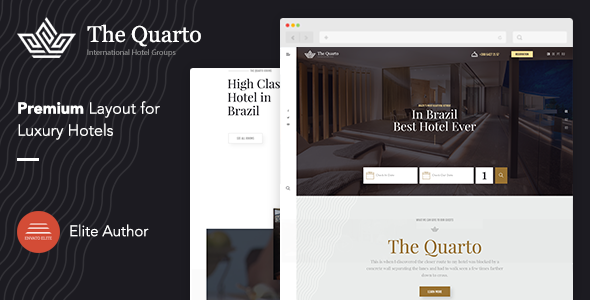 Quarto-酒店预订WordPress
