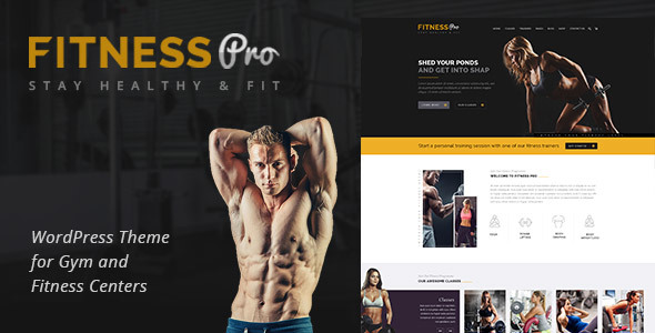 Fitness Pro-健身房WordPress主题