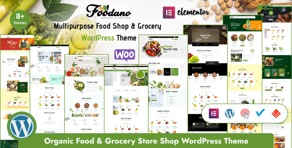 Foodano-食品店和市场WordPress主题