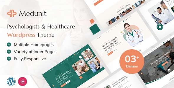 Medunit |心理与保健WordPress主题